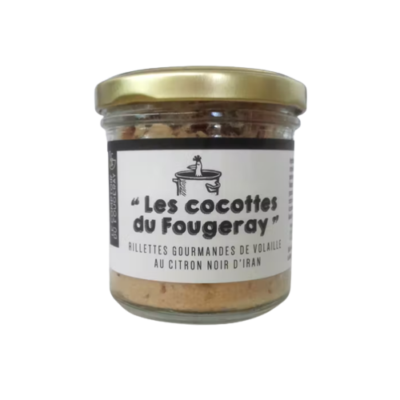 Rillettes de volaille citron noir d&rsquo;Iran 120g