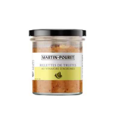 Rillettes truites vinaigre d&rsquo;agrumes 150g