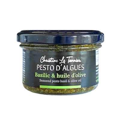 PESTO D&rsquo;ALGUES Basilic & huile d&rsquo;olive 90g