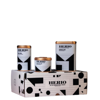 Coffret cadeau 3 sels de Noirmoutier