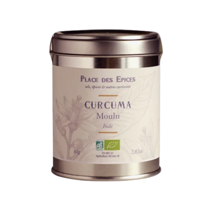 Curcuma moulu Bio Inde 80g