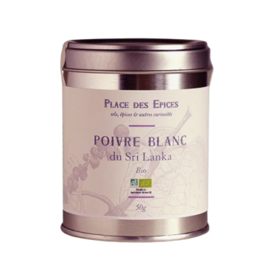 Poivre blanc du Sri Lanka Bio 50g