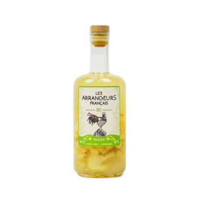 Rhum arrangé Bio citrons verts ginger